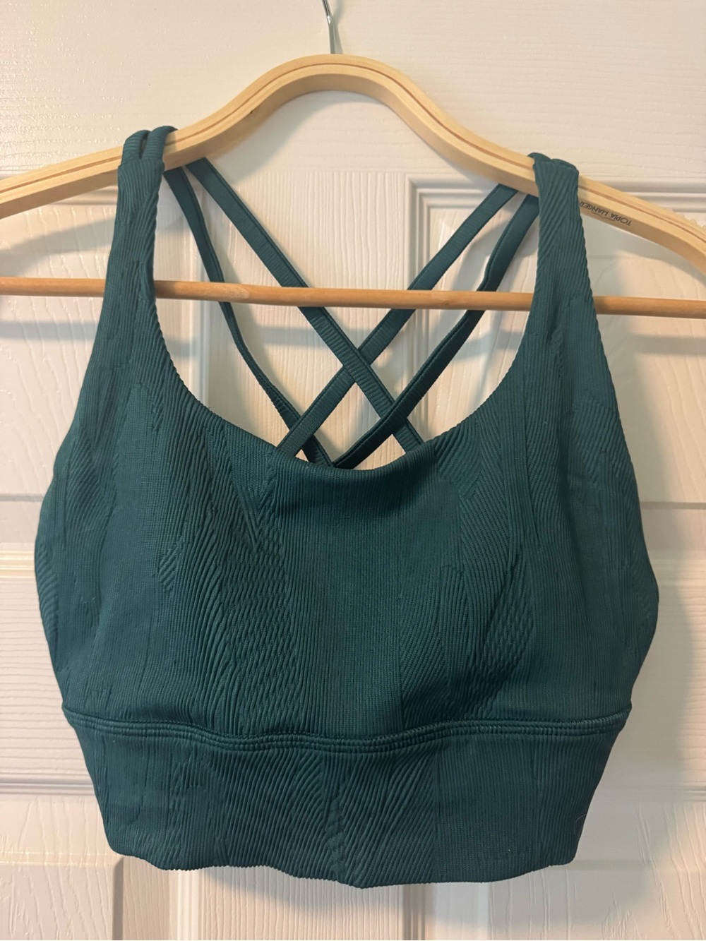 lululemon athletica Teal Crisscross Sports Bra